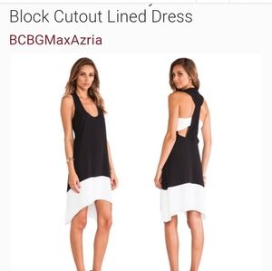 Kylie Color block Cutout Lined Dress